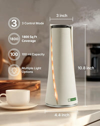 1800 Sq Ft Waterless Diffuser, 100Ml Scent Air Machine for Home Hotel Scent Diffuser Cold Air Essential Oil Diffuser for Large Room Office